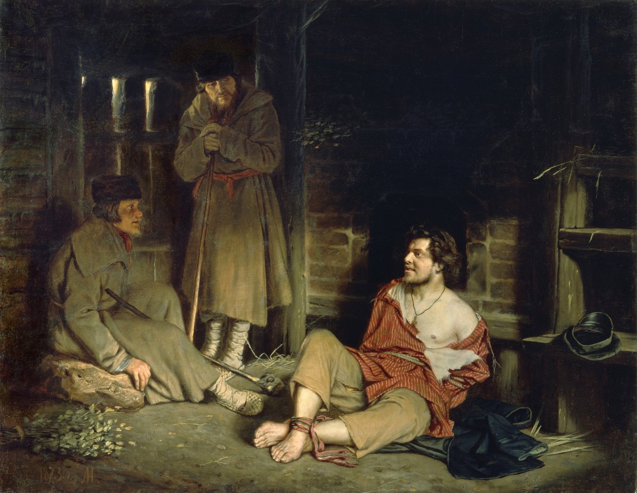 القبض على شخص Arrant Knave ، 1873 بواسطة فاسيلي جريجوريفيتش بيروف