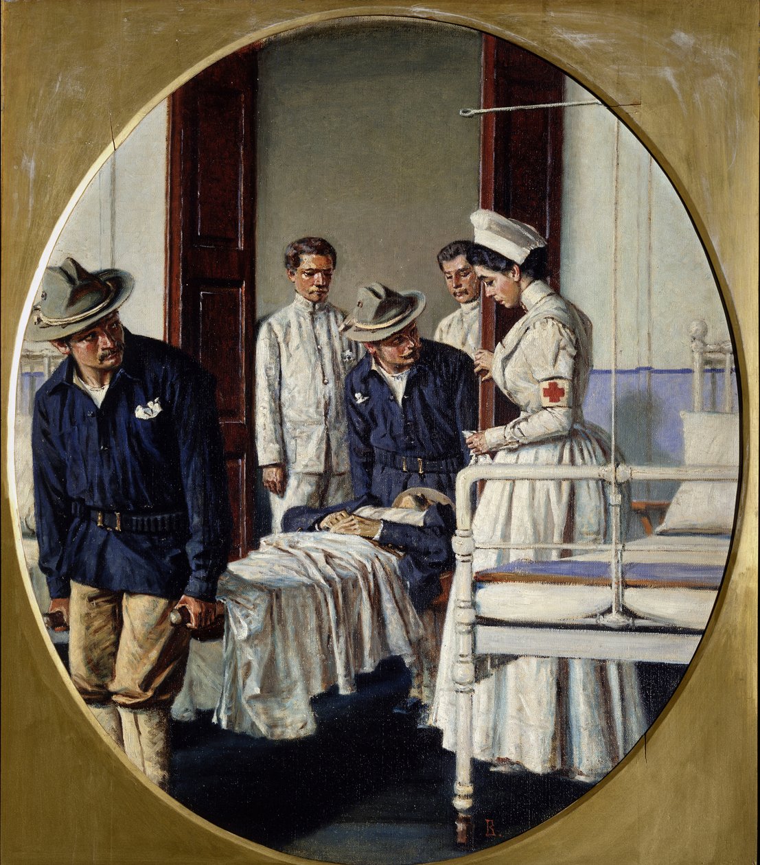في مستشفى عسكري ، 1901 بواسطة Vasili Vasilievich Vereshchagin