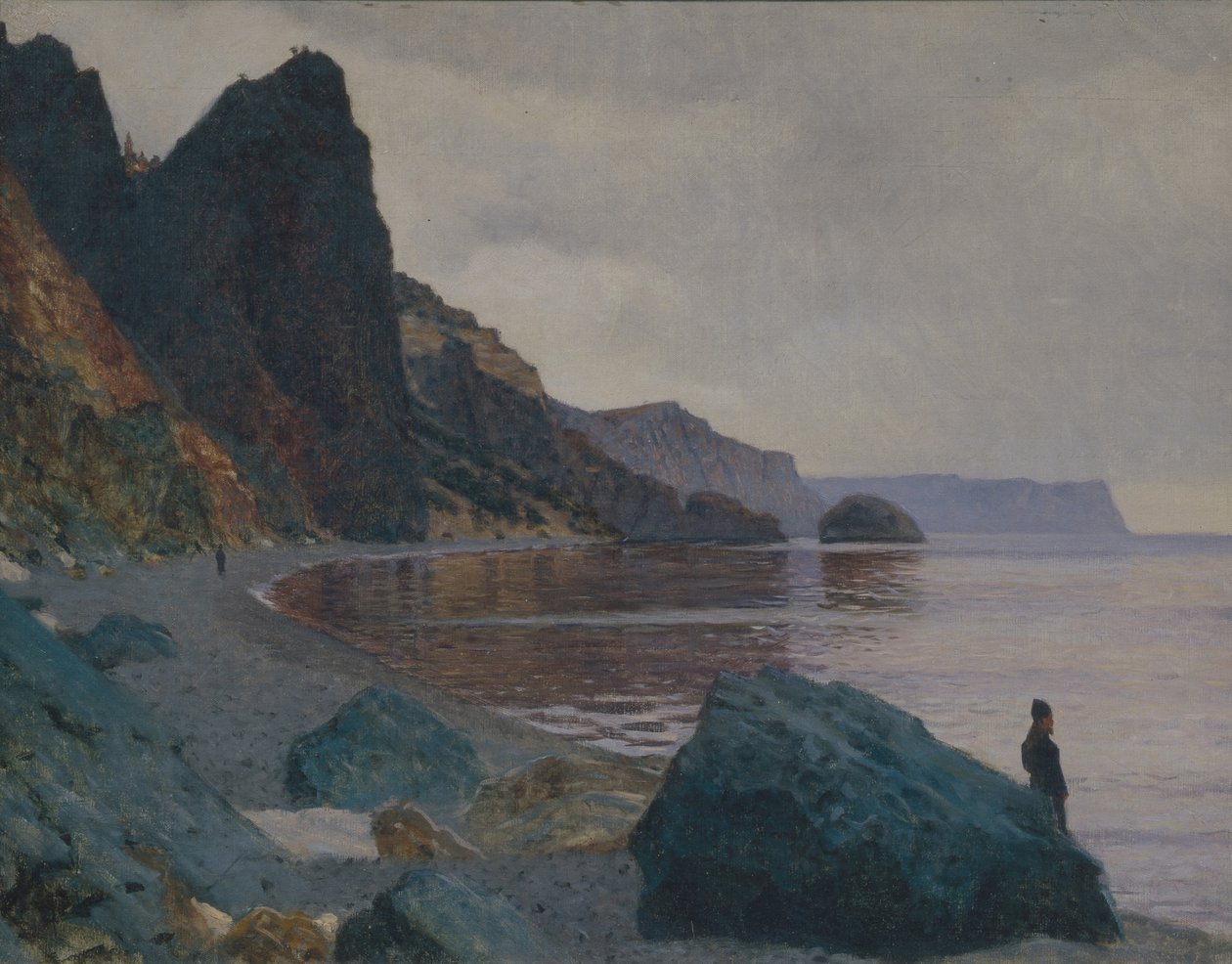 بالقرب من دير سانت جورج. شبه جزيرة القرم بواسطة Vasili Vasilievich Vereshchagin