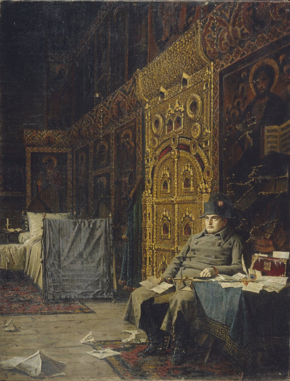 علي الطريق. أخبار سيئة من فرنسا ، 1899-1900 بواسطة Vasili Vasilievich Vereshchagin