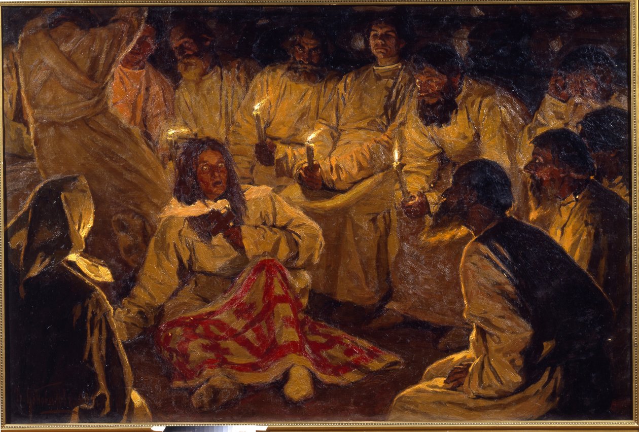 ليه جلاد - خليست - خليستي - طائفة خليستي - كونوفالوف ، فاسيلي فاسيليفيتش (1864-1908) - متحف لوتزال للتراث ، فولسك بواسطة فاسيلي فاسيليفيتش كونوفالوف