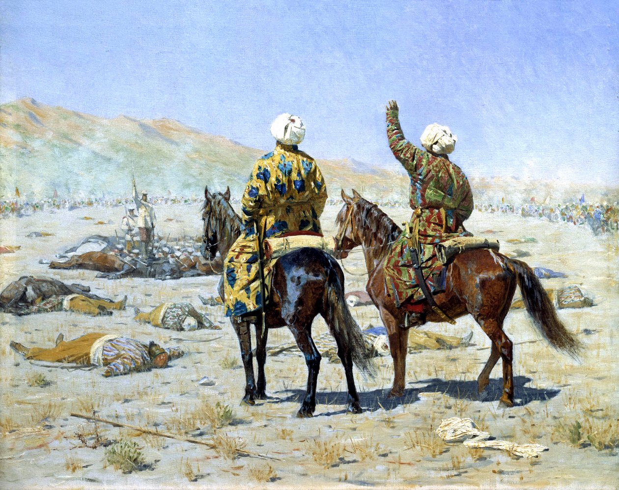 مفاوضو السلام ، 1873. بواسطة فاسيلي فاسيليفيتش فيريشاجين