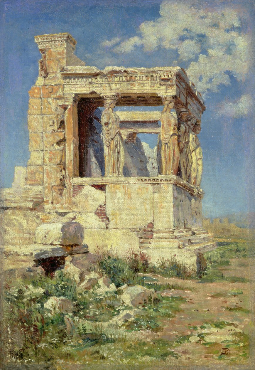 رواق مع Caryatids ، 1882 بواسطة فاسيلي دميترييفيتش بولينوف