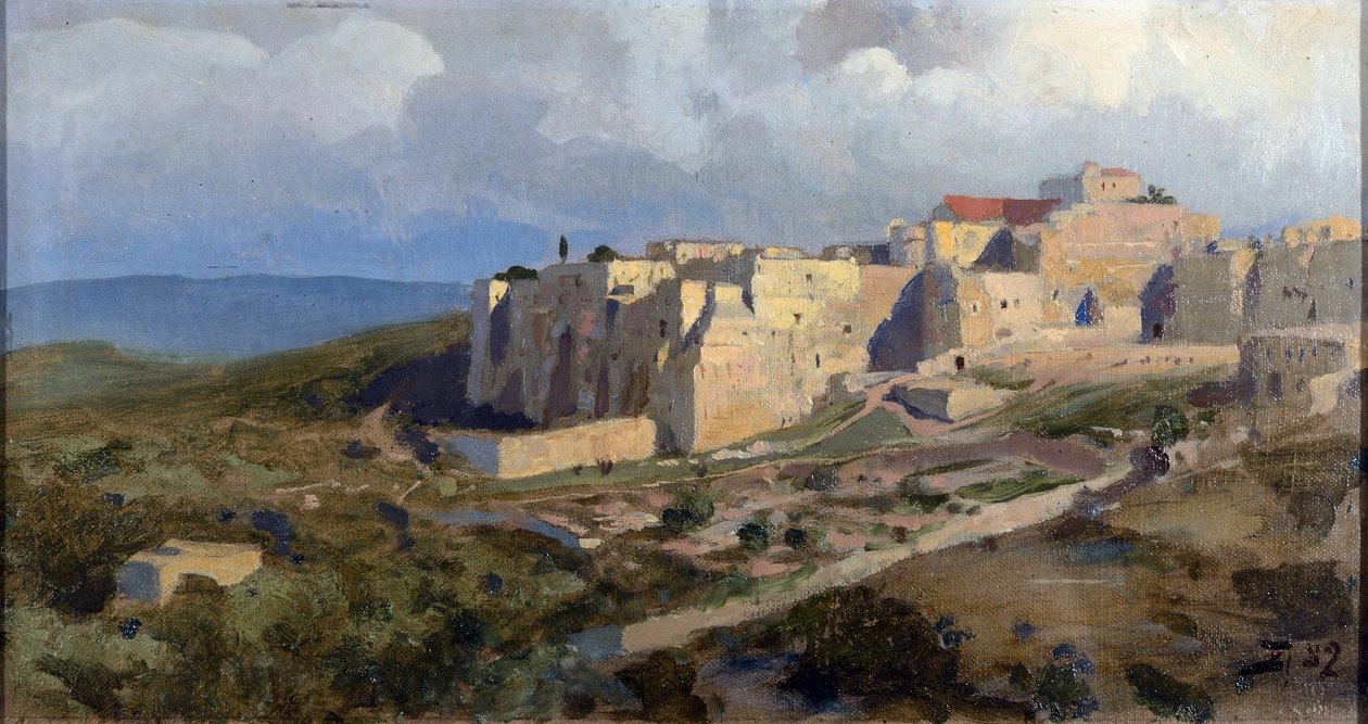 أو بيت لحم ، بيت لحم - زوج بيت لحم بولينوف ، فاسيلي (فاسيلي ، فاسيلي) دميترييفيتش (1844-1927) بواسطة فاسيلي دميترييفيتش بولينوف