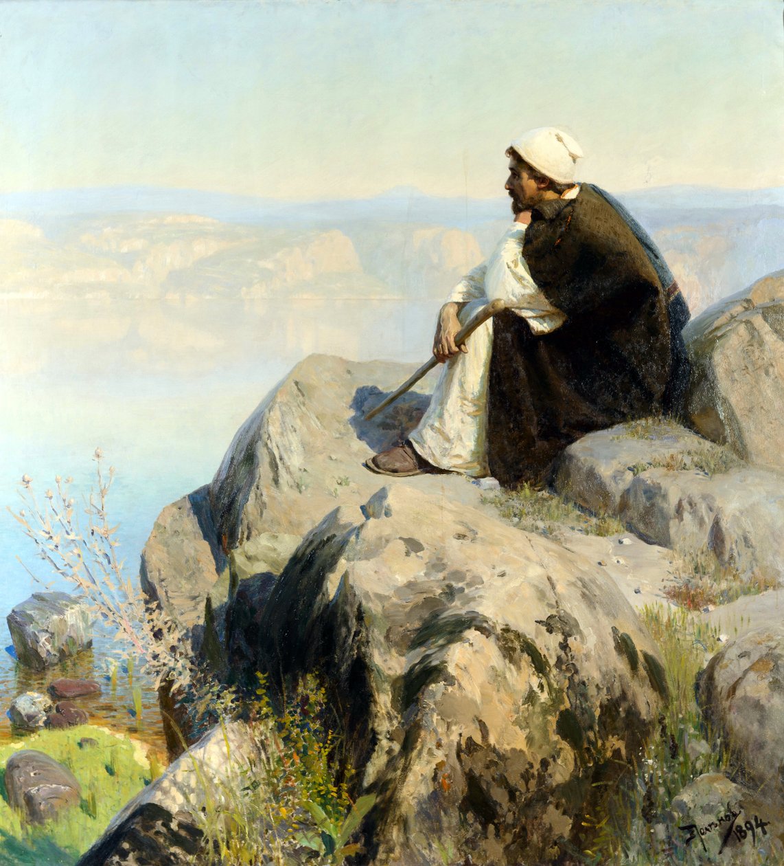 Dreams par Polenov ، فاسيلي دميترييفيتش (1844-1927). زيت على قماش بواسطة فاسيلي دميترييفيتش بولينوف