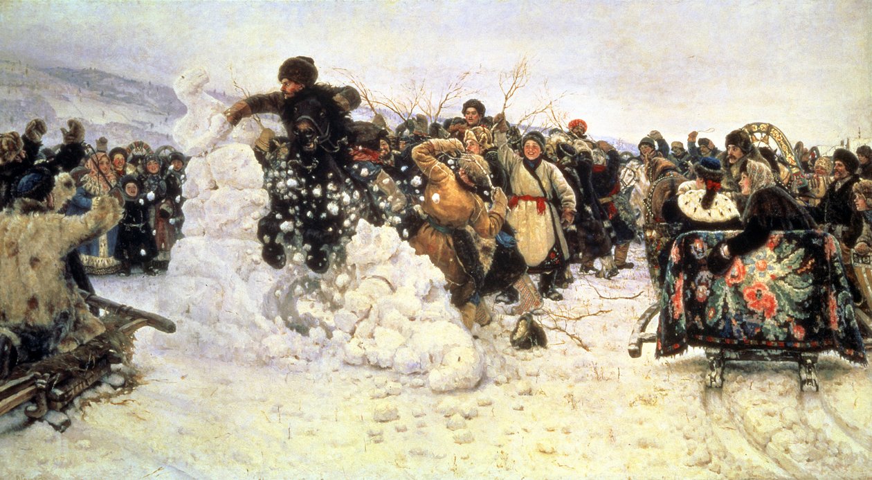 الاستيلاء على قلعة الثلج ، 1891 بواسطة فاسيليج إيفانوفيتش سوريكوف