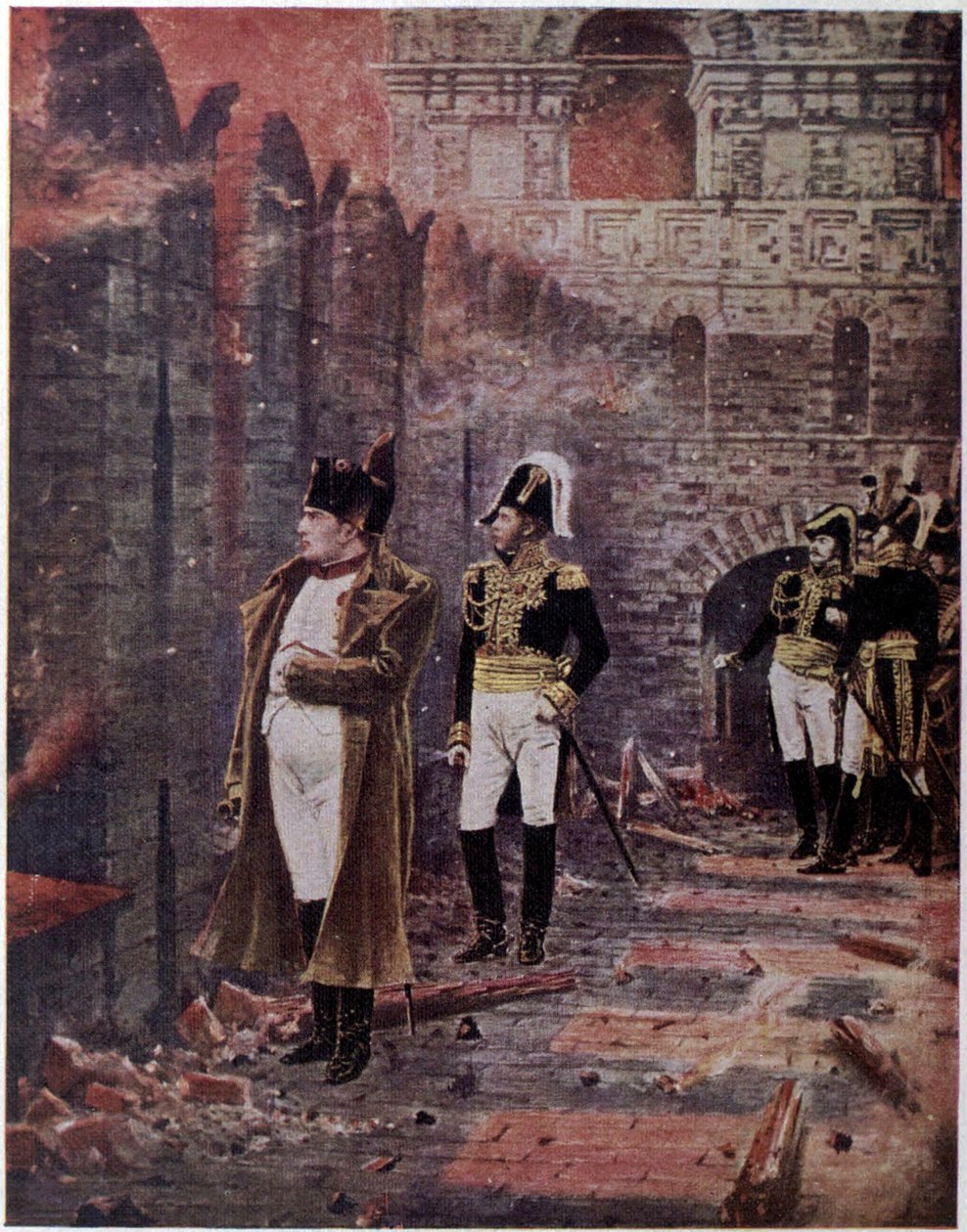 الكرملين يحترق! بواسطة Vasili Vasilievich Vereshchagin
