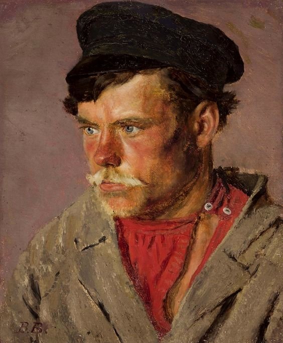 صورة فلاح. بواسطة Vasili Vasilievich Vereshchagin