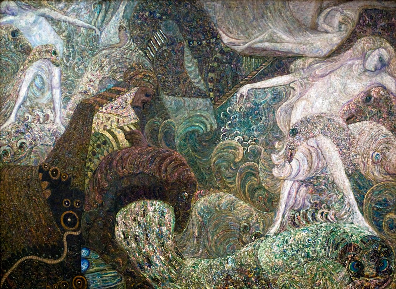قاع البحر ، أواخر القرن التاسع عشر أو أوائل القرن العشرين. بواسطة فاسيلي إيفانوفيتش دينيسوف