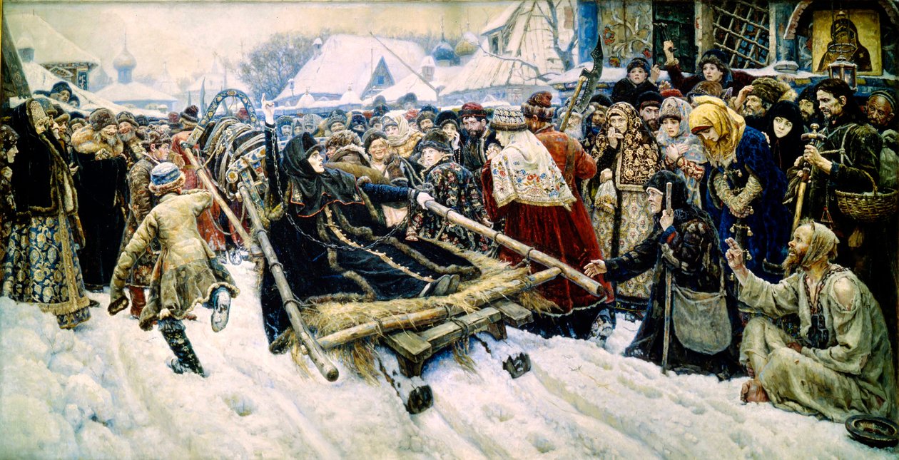 Boyarynya Morozova ، 1887. بواسطة فاسيلي سوريكوف