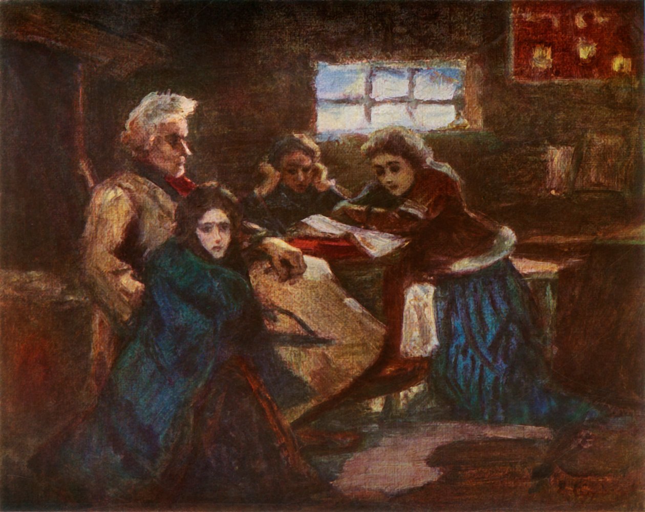 Menshikov في Berezovo دراسة ، 1881 ، 1965. بواسطة فاسيلي سوريكوف