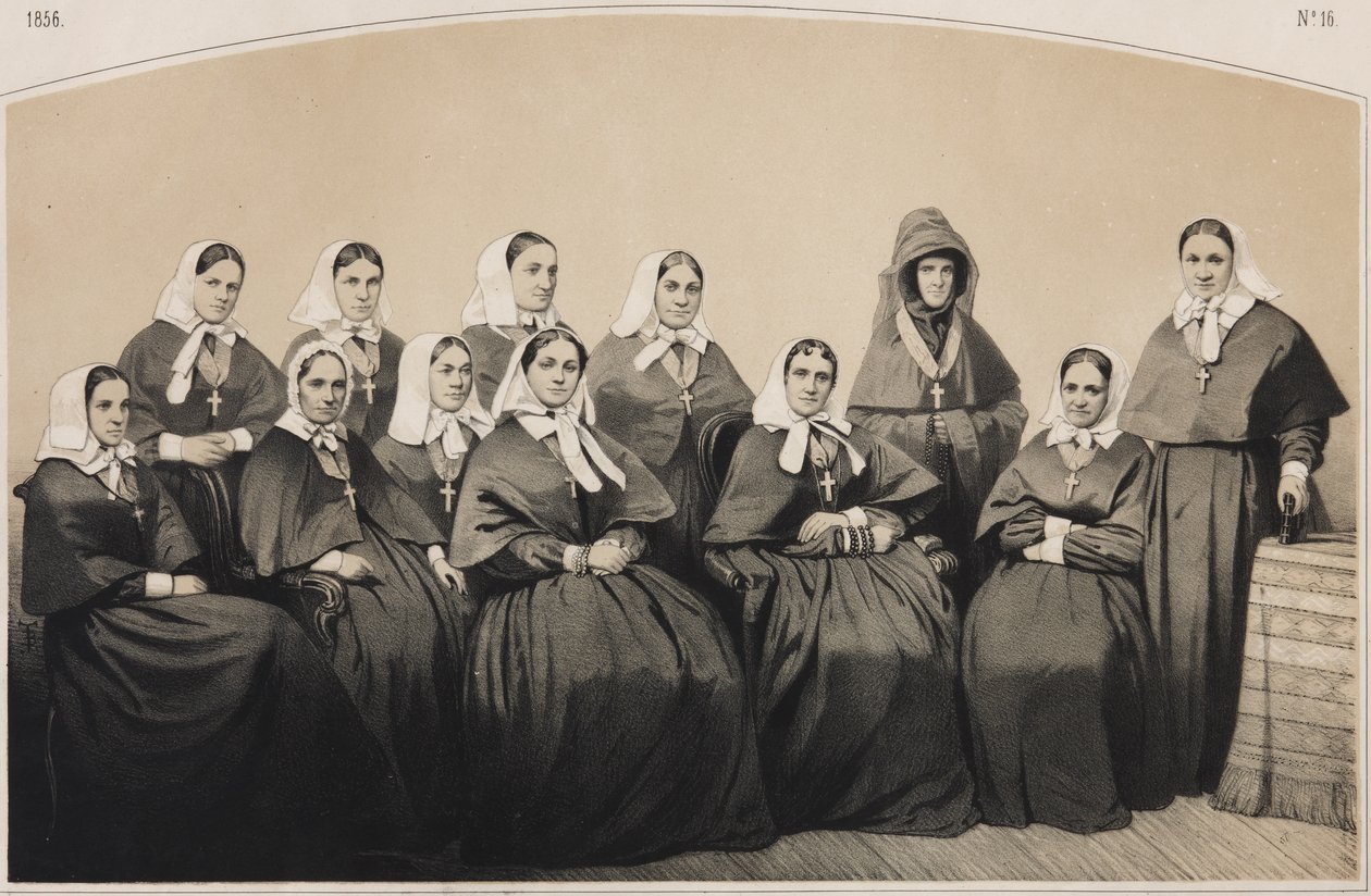 الممرضات في بلدية الممرضات Krestovozdvizhenskaya ، 1854 بواسطة جورج فيلهلم تيم