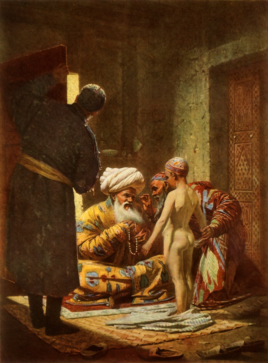 بيع القن الشاب ، 1872 ، 1965. بواسطة فاسيلي فيريشاجين