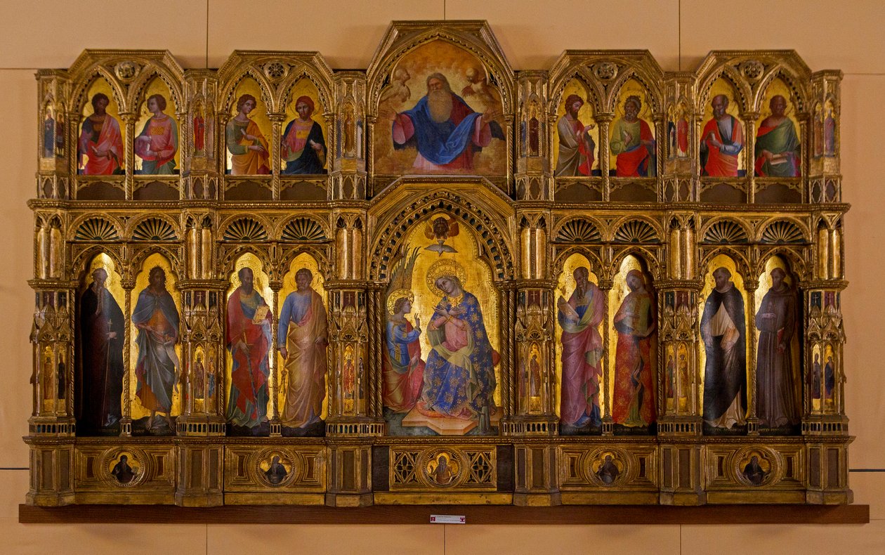 Polyptych من البشارة (Lion Polyptych) بواسطة فينيزيانو لورينزو