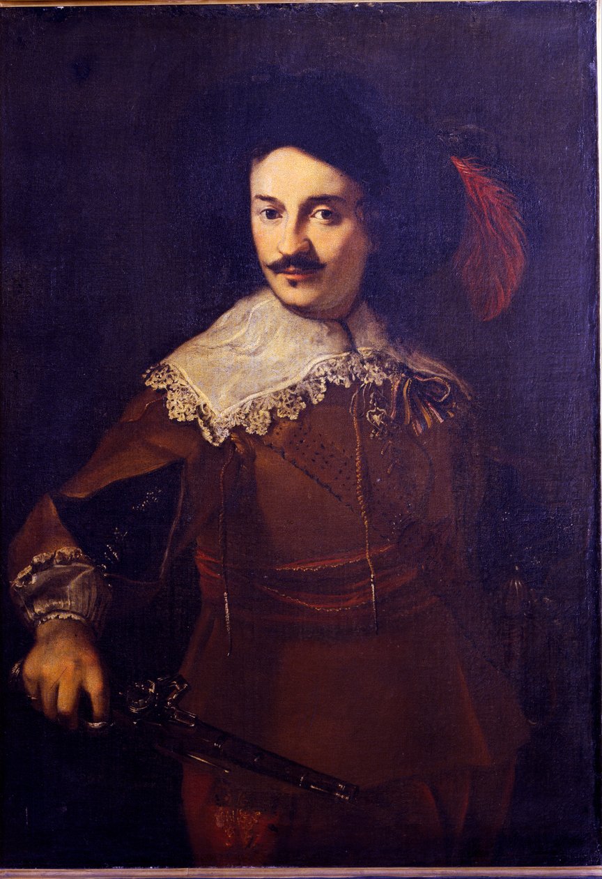 صورة شخصية بمسدس ، 1610 ج بواسطة Ventura di Arcangelo Salimbeni