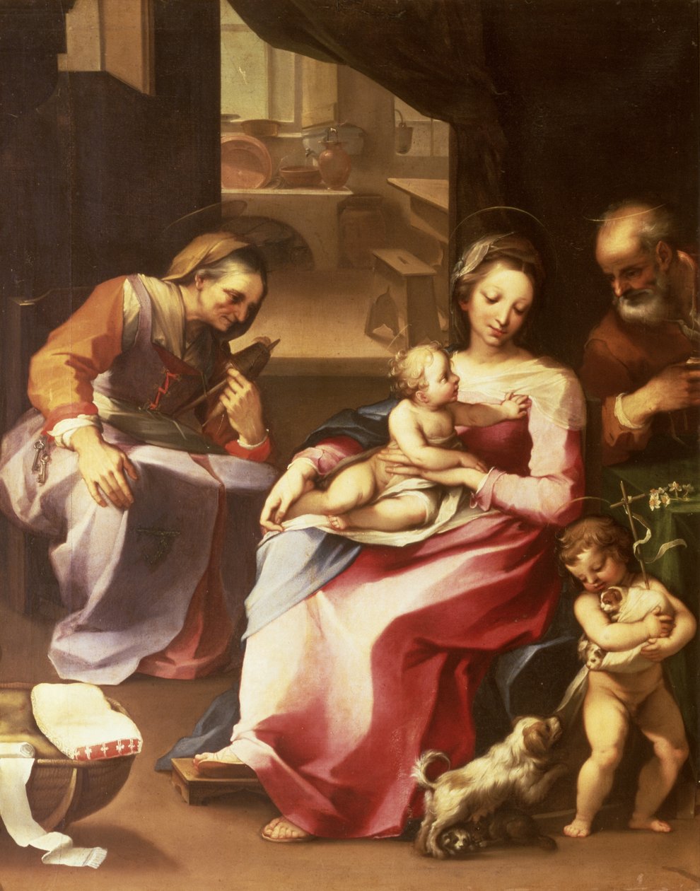 العائلة المقدسة بواسطة Ventura di Arcangelo Salimbeni