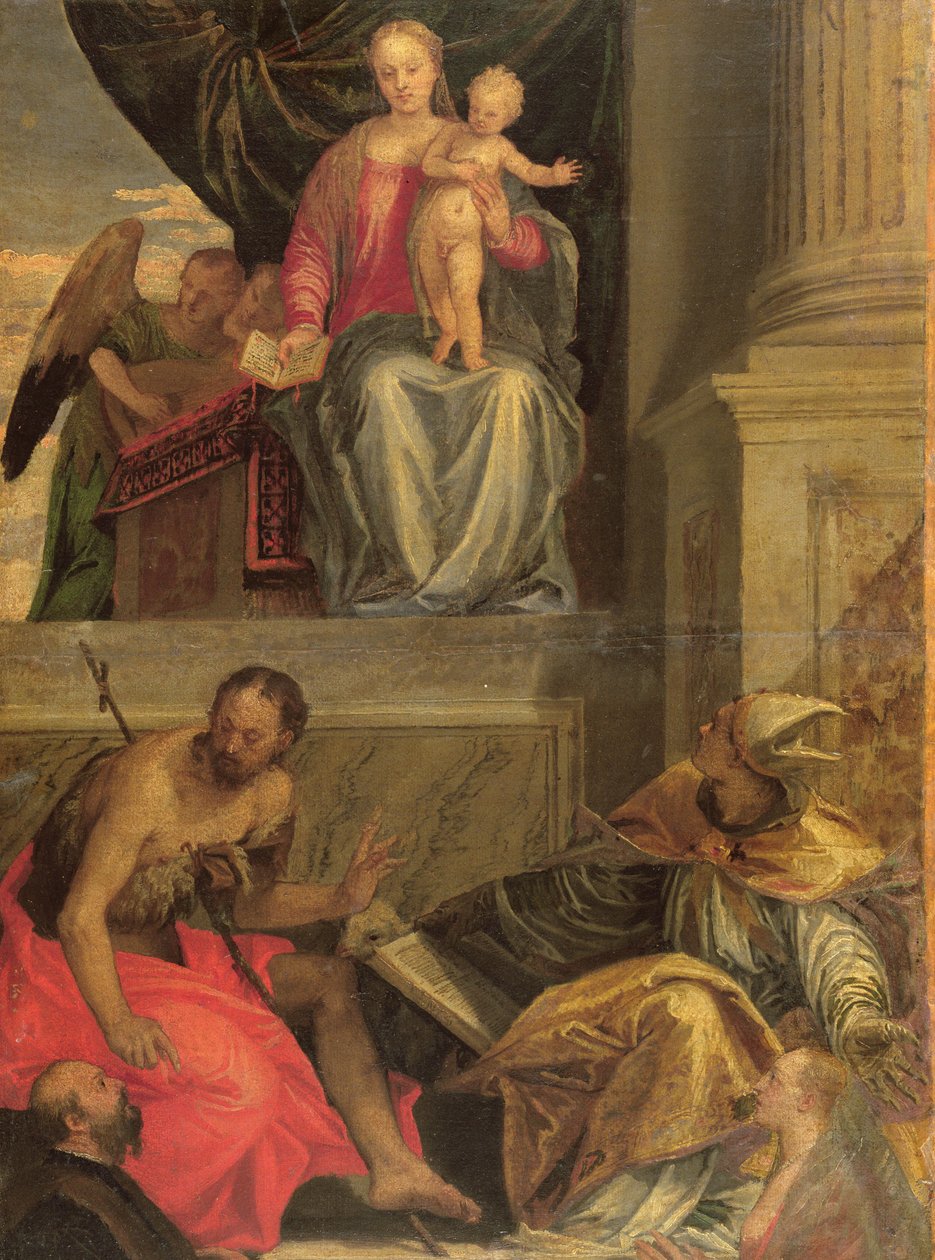 رسم تخطيطي ل Bevilacqua Altarpiece بواسطة باولو فيرونيز