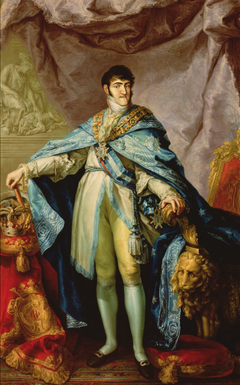 فرديناند السابع (1784-1833) من بوربون ، 1808-111 بواسطة فيسنتي لوبيز إي بورتانا