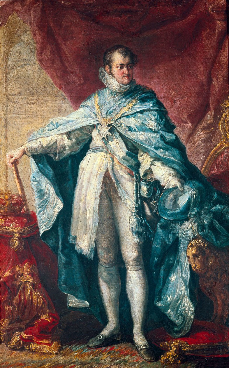 صورة للملك فرديناند السابع (1784-1833) بواسطة فيسنتي لوبيز إي بورتانا