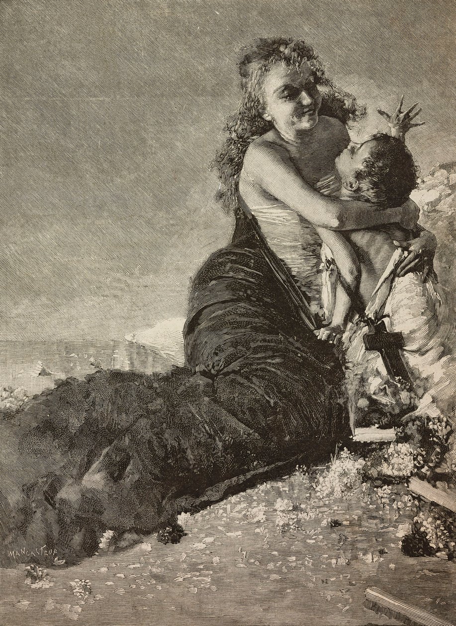 عصر النهضة ، أم مع طفل ، من الرسم لفينشنزو إيرولي بواسطة فيسينزو (بعد) إيرولي