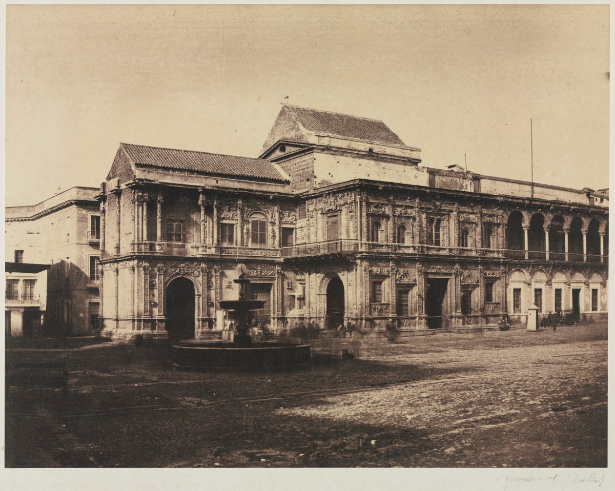 تاون هول ، إشبيلية ، 1853. بواسطة فيسكونت جوزيف فيجير