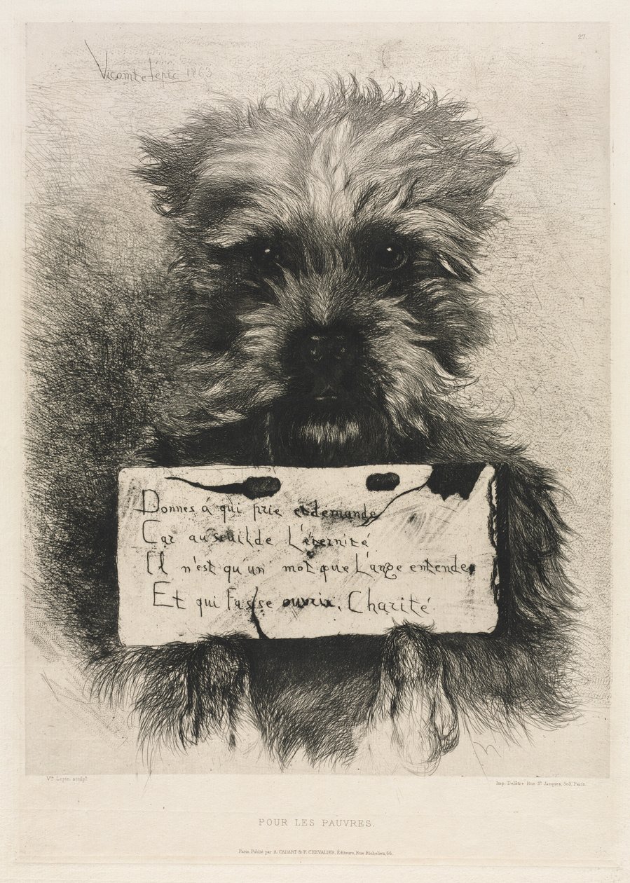 للفقراء ، 1863. بواسطة Viscount Lepic Ludovic Napoleon