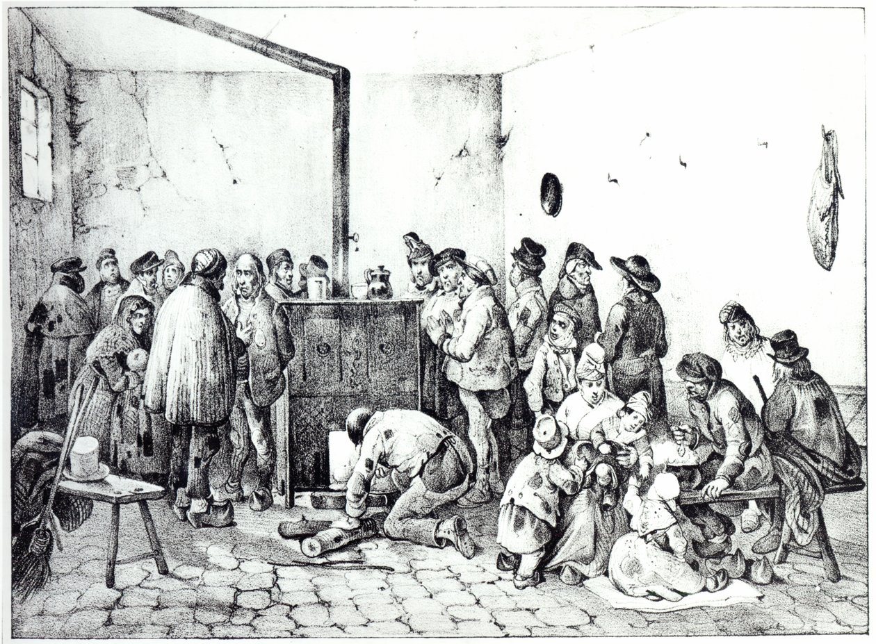 غرفة الاحترار العام في باريس ، 1840 بواسطة فيكتور آدم