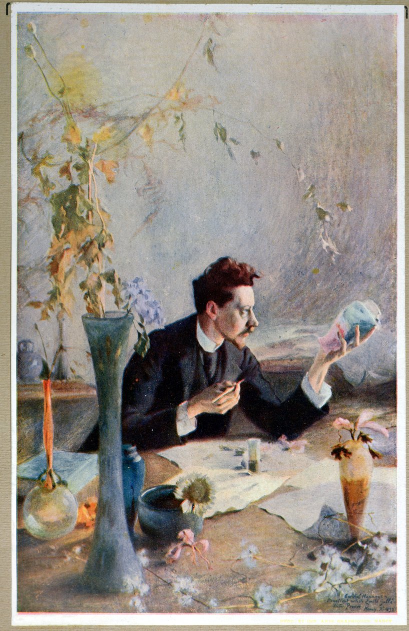 صورة لإميل جالي (1864-1904) ، من "آرت أند إندستري" ، 1909 بواسطة فيكتور إميل بروف
