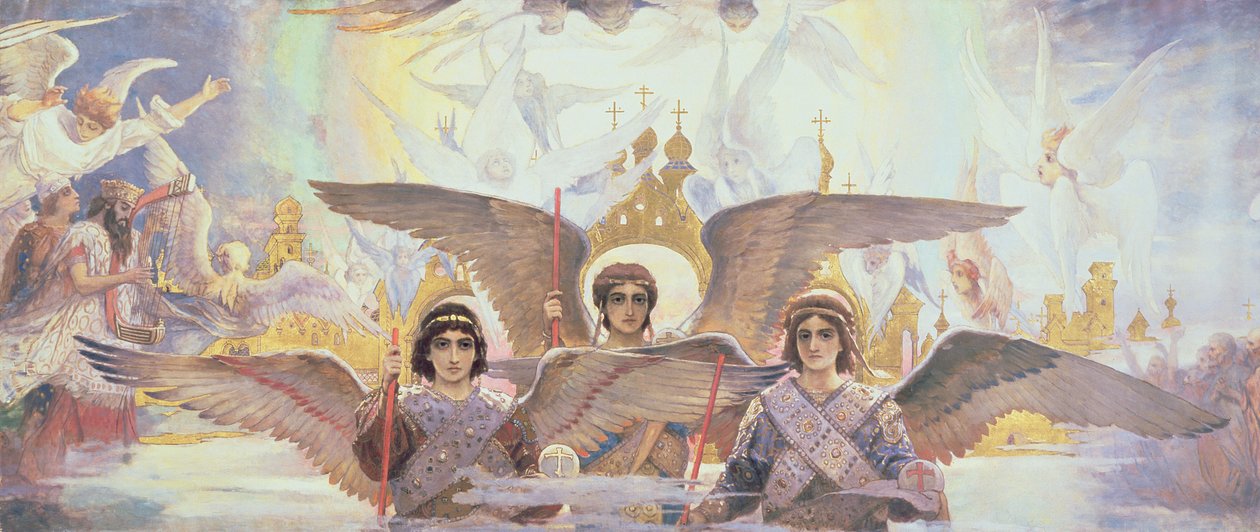 لوحة مركزية من عتبة الجنة ، 1885-1896 بواسطة فيكتور ميخائيلوفيتش فاسنيتسوف