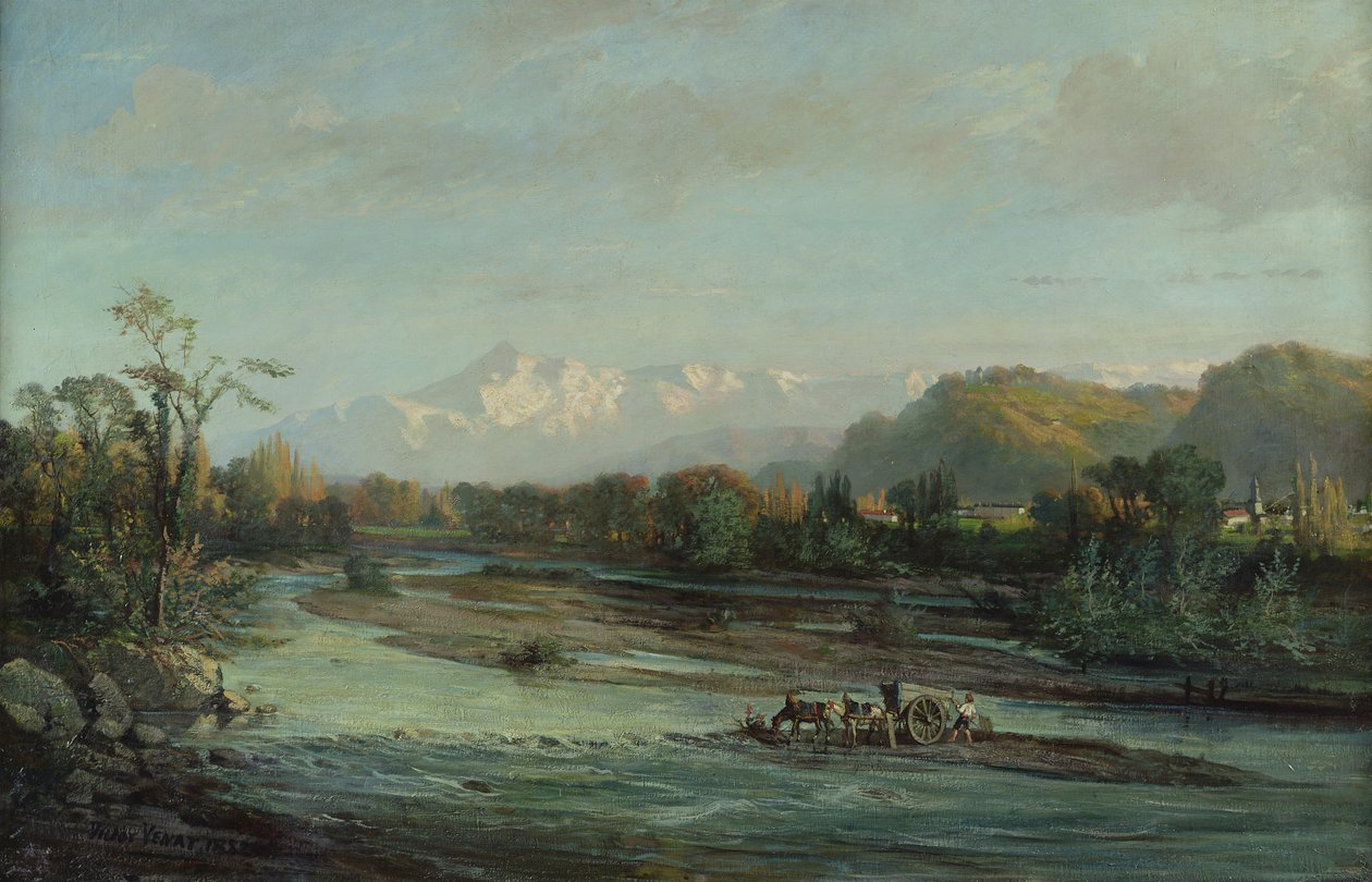 تيار الجبل و Pic du Midi ، Bigorre ، 1882 بواسطة فيكتور فينات