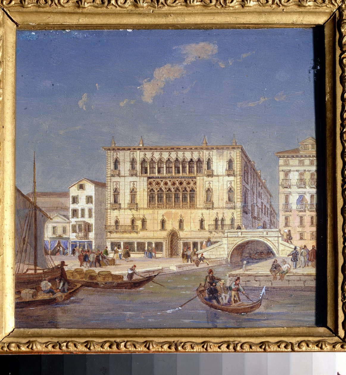 "Vue de Venise: le palais Bernardo" (مناظر لمدينة البندقية. قصر برناردو) لوحة رسمها جان فيكتور (جان فيكتور) فنسنت آدم (1801-1867) متحف الدولة للفنون في القرن التاسع عشر ، تولا ، روسيا بواسطة فيكتور آدم