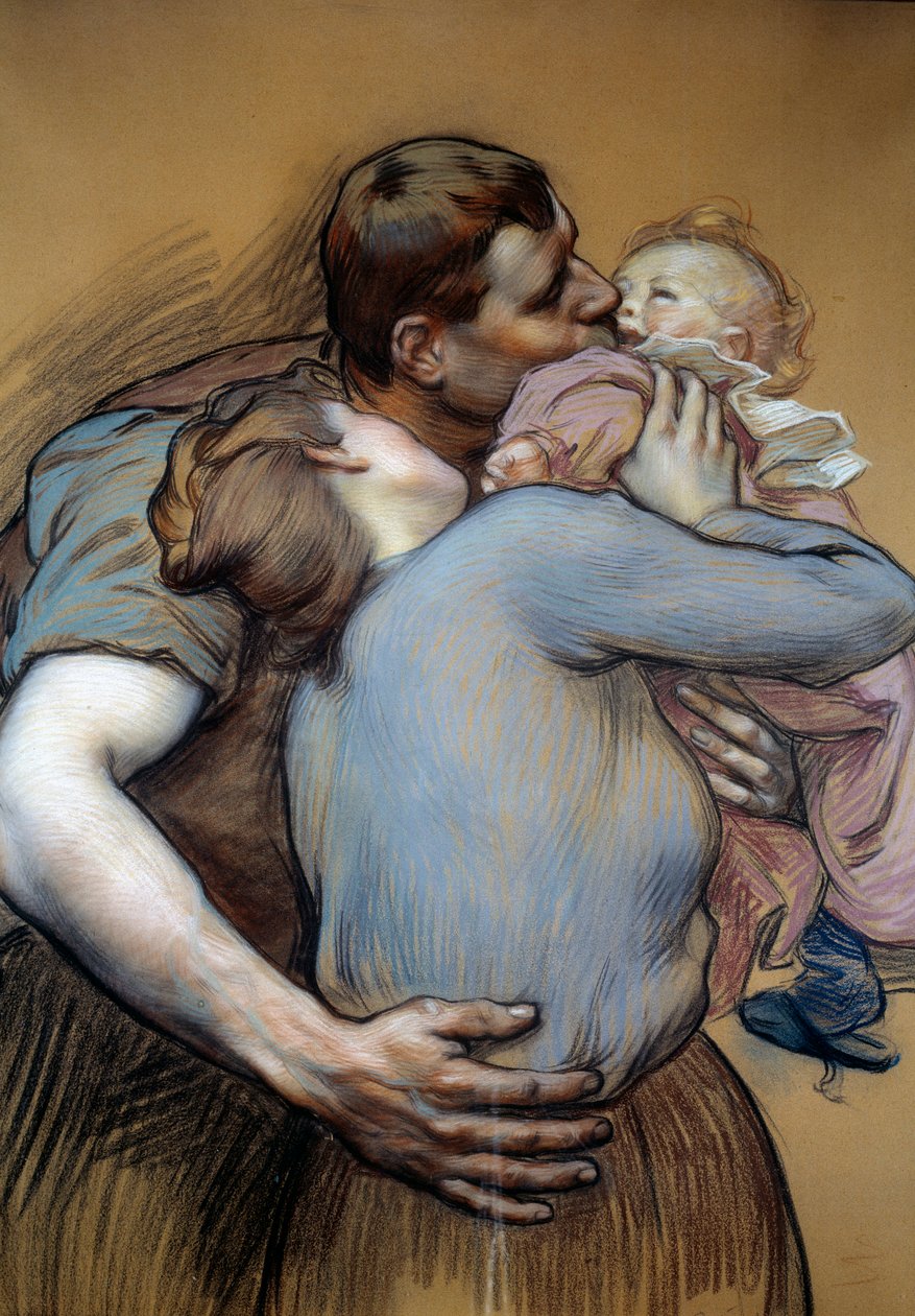 العائلة. رسم فيكتور بروف (1856-1943) بواسطة فيكتور إميل بروف