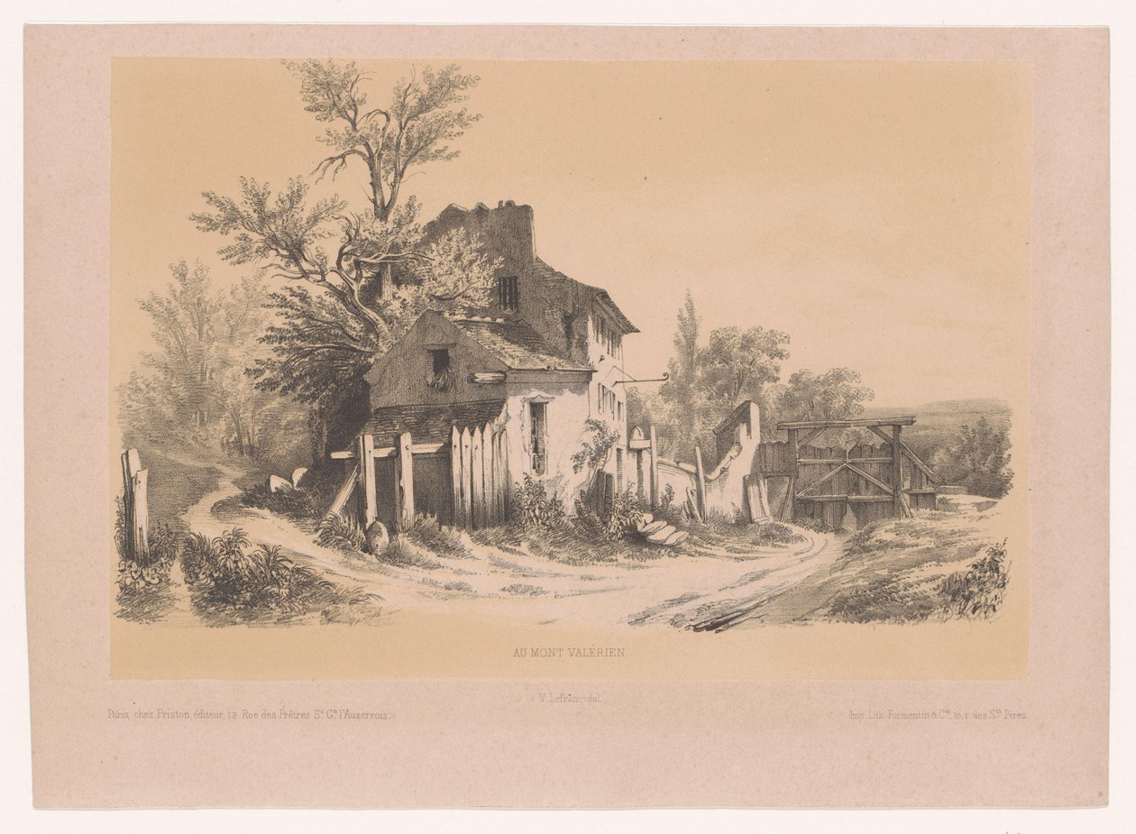 Boerderij op de de Mont Valérien في مونت فاليريان (العنوان على الكائن) بواسطة فيكتور ليفرانك