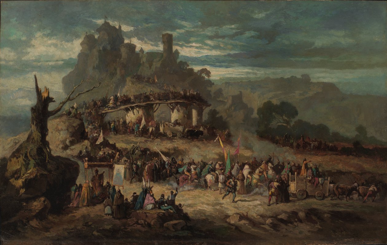 رحيل الصليبيين 1863. بواسطة فيكتور نيهليج