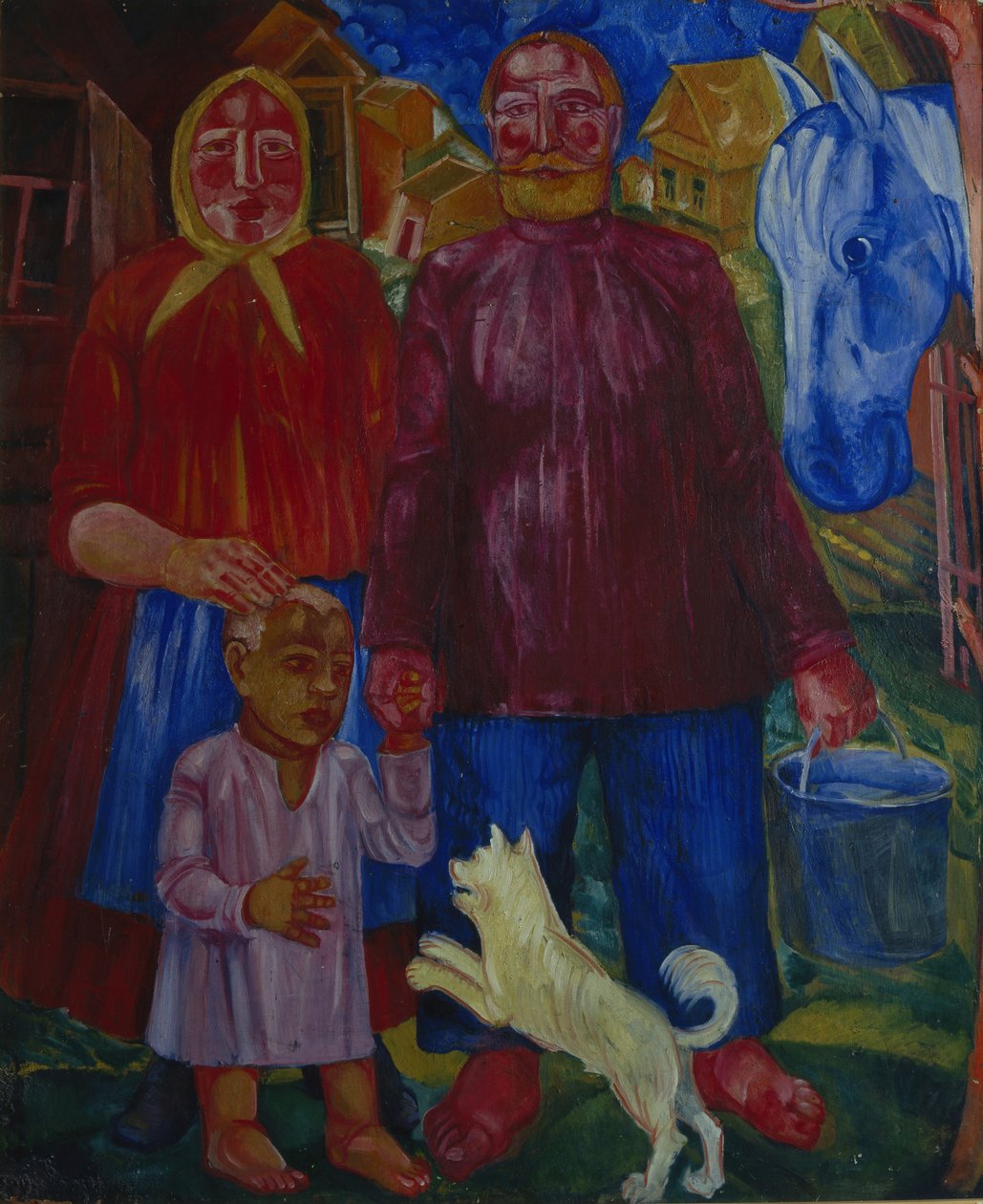 عائلة Serednyaks ، 1929 بواسطة فيكتور نيكاندروفيتش بالموف