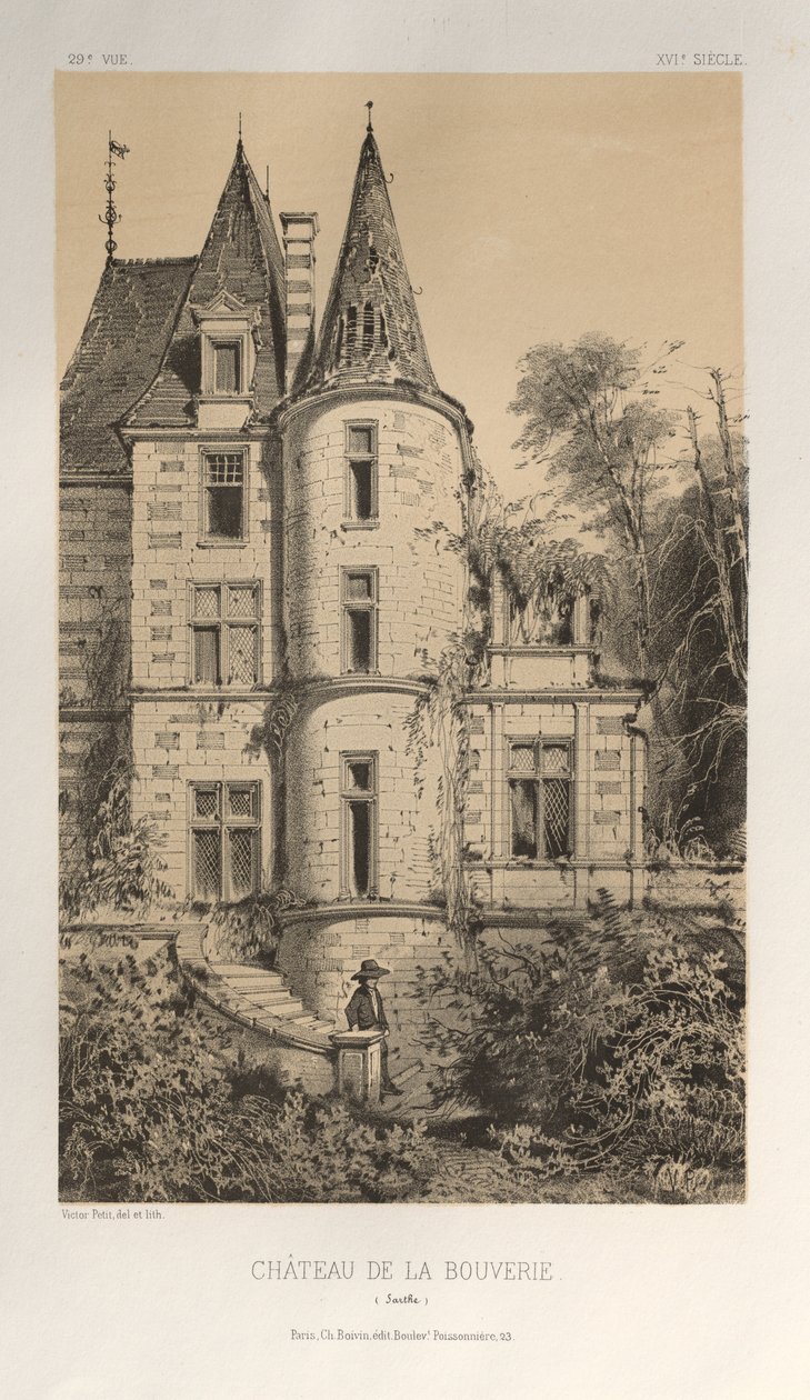 ..Pl. 29 ، شاتو دي لا بوفيري سارث ، 1860. بواسطة فيكتور بيتي