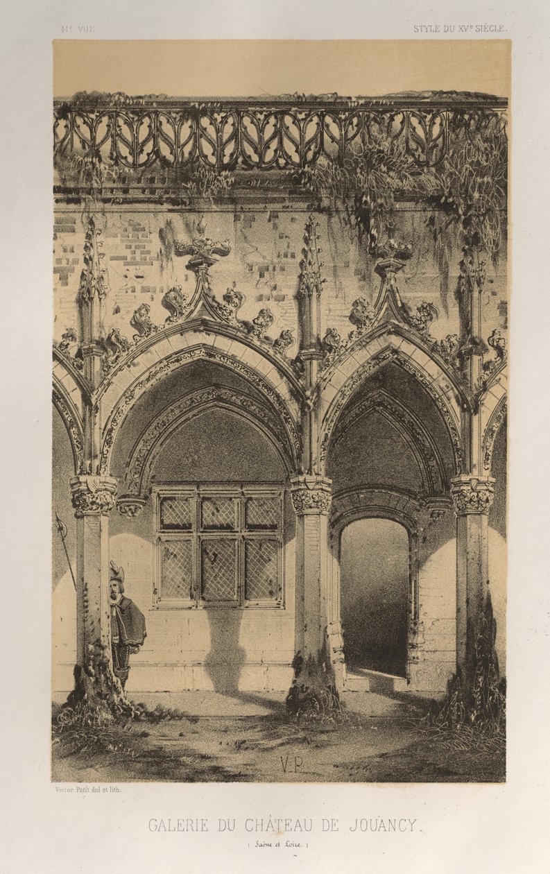 ... رر. 41 ، Galerie Du Château De Jouancy Saone et Loire ، 1860. بواسطة فيكتور بيتي