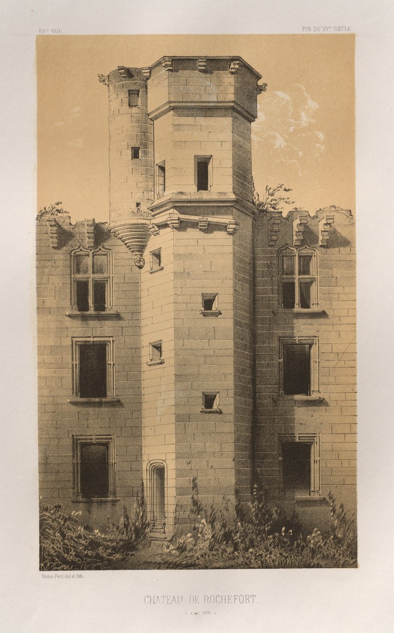 ... رر. 69، Château de Rochefort Côte dOr، 1860. بواسطة فيكتور بيتي
