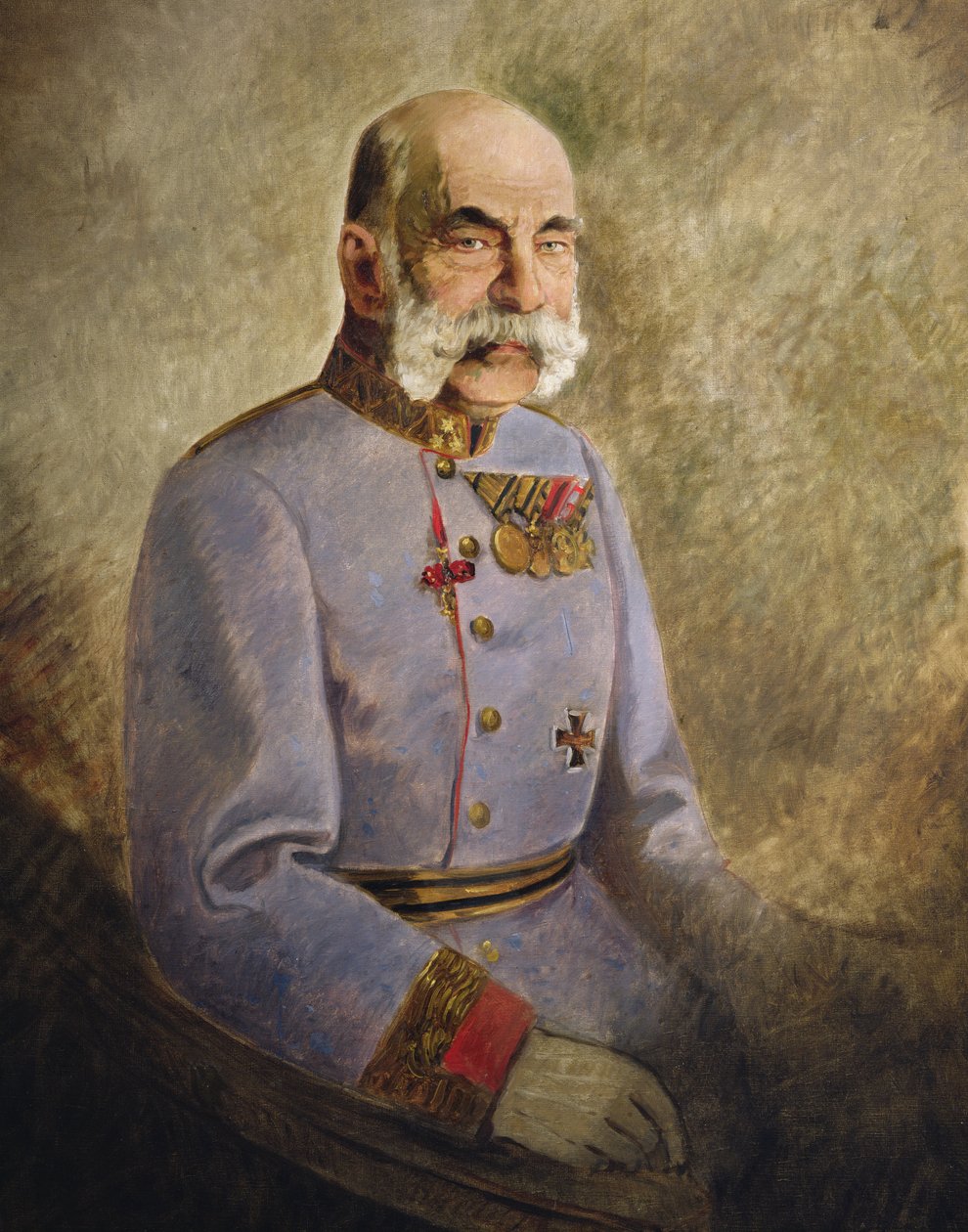فرانز جوزيف الأول من النمسا، ج.1916 (زيت على قماش) بواسطة استوديو فيينا نيدومانسكي