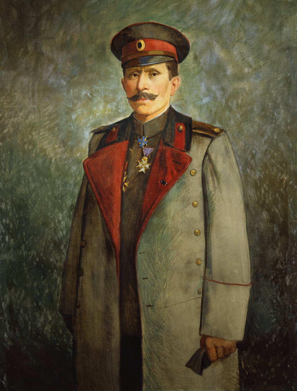 الجنرال جيكون ، رئيس أركان الجيش البلغاري ، حوالي عام 1916 (زيت على قماش) بواسطة استوديو فيينا نيدومانسكي