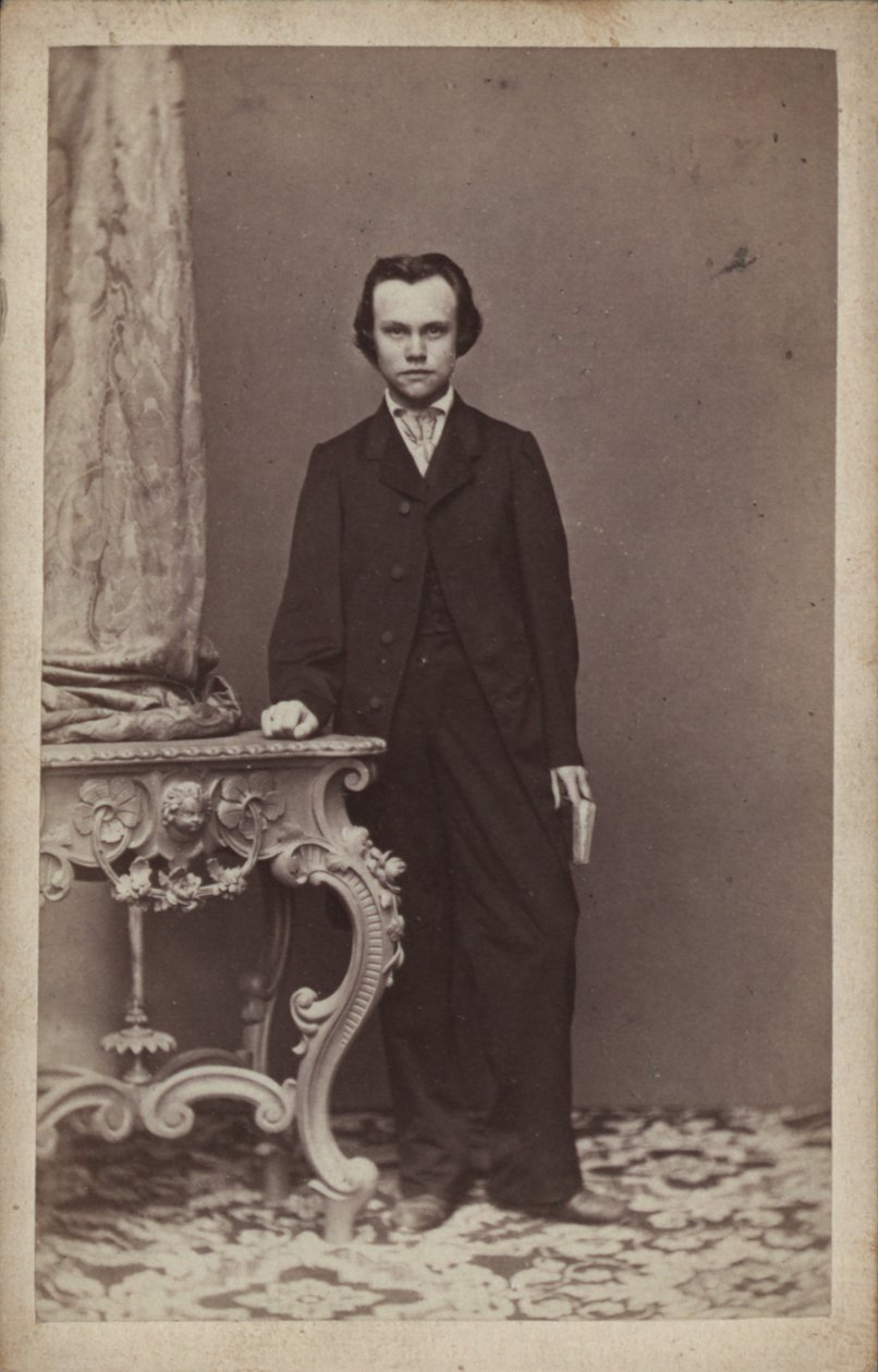 صورة للمؤلف أنطون روبنشتاين 1829-1894. بواسطة فيينا. استوديو الصور فرانز شولتز