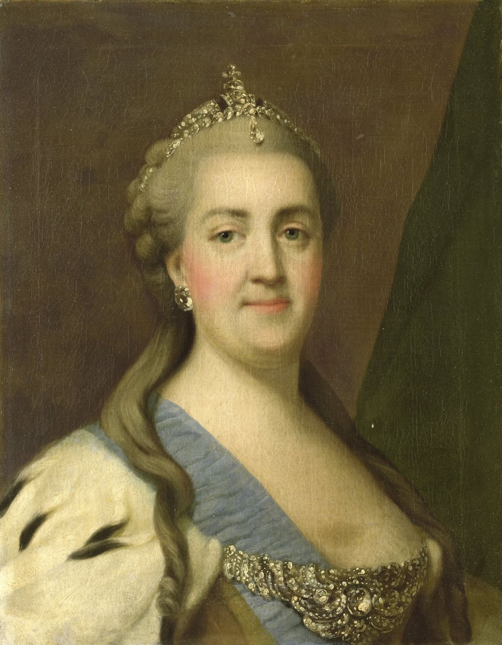 كاثرين الثانية (1729-96) ، إمبراطورة روسيا بواسطة Vigilius Erichsen