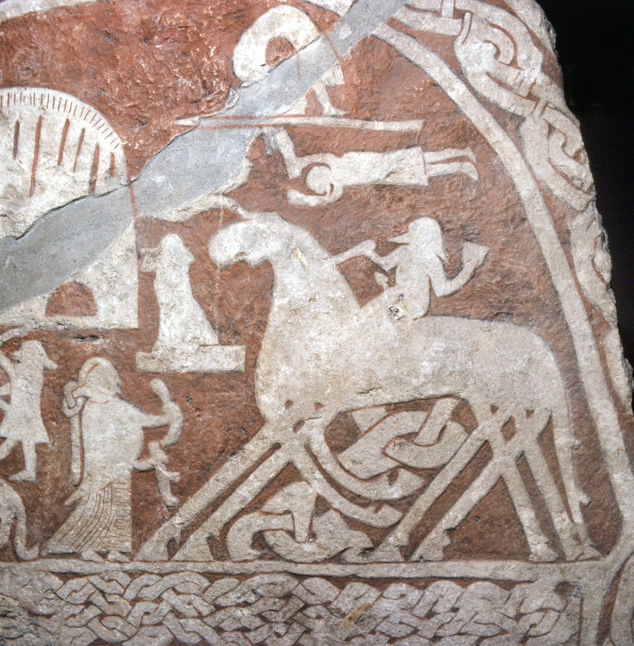 Wotan (أودين) ، على حصانه ذو الثمانية أرجل سليبنير - Viking Runes من جزيرة جوتلاند (السويد) بواسطة فايكنغ فايكنغ