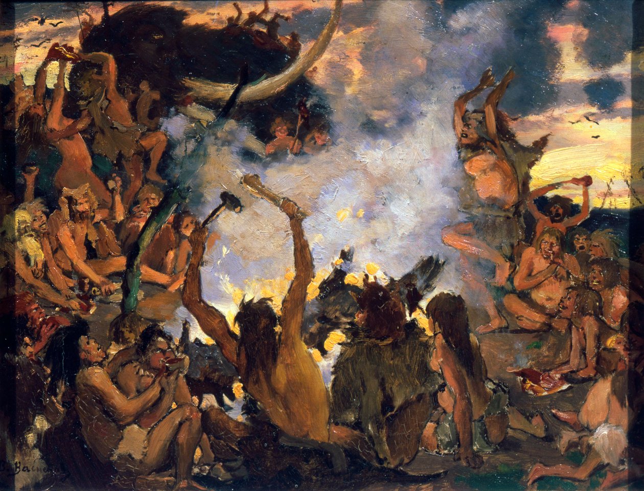 العصر الحجري. عيد ، 1883. بواسطة فيكتور ميخائيلوفيتش فاسنيتسوف