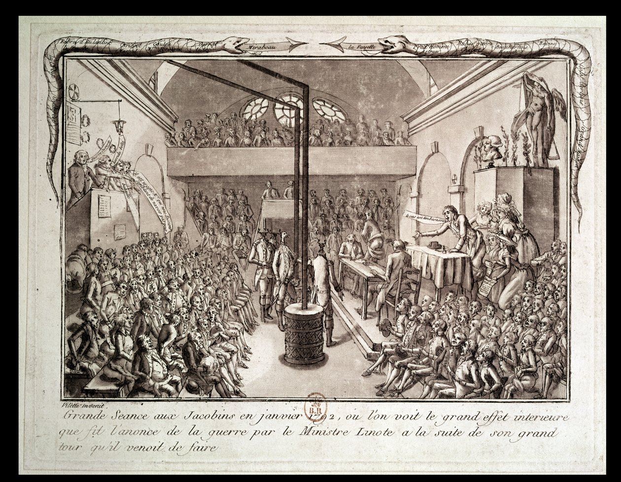 اجتماع نادي يعقوب ، يناير 1792 بواسطة فيليت