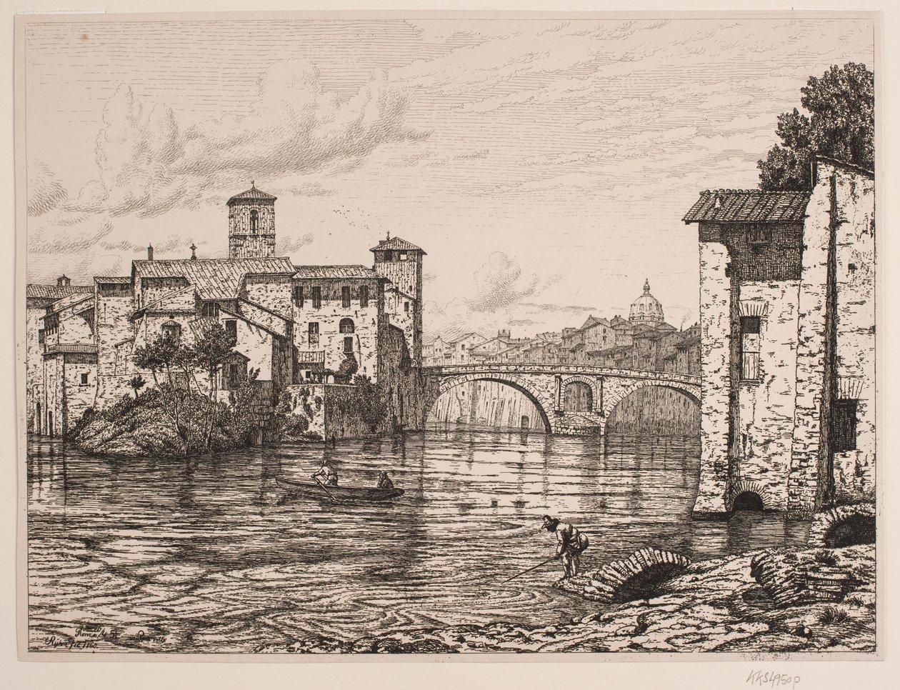 غادر في Ponte Rotto i Rom بواسطة فيلهلم كين