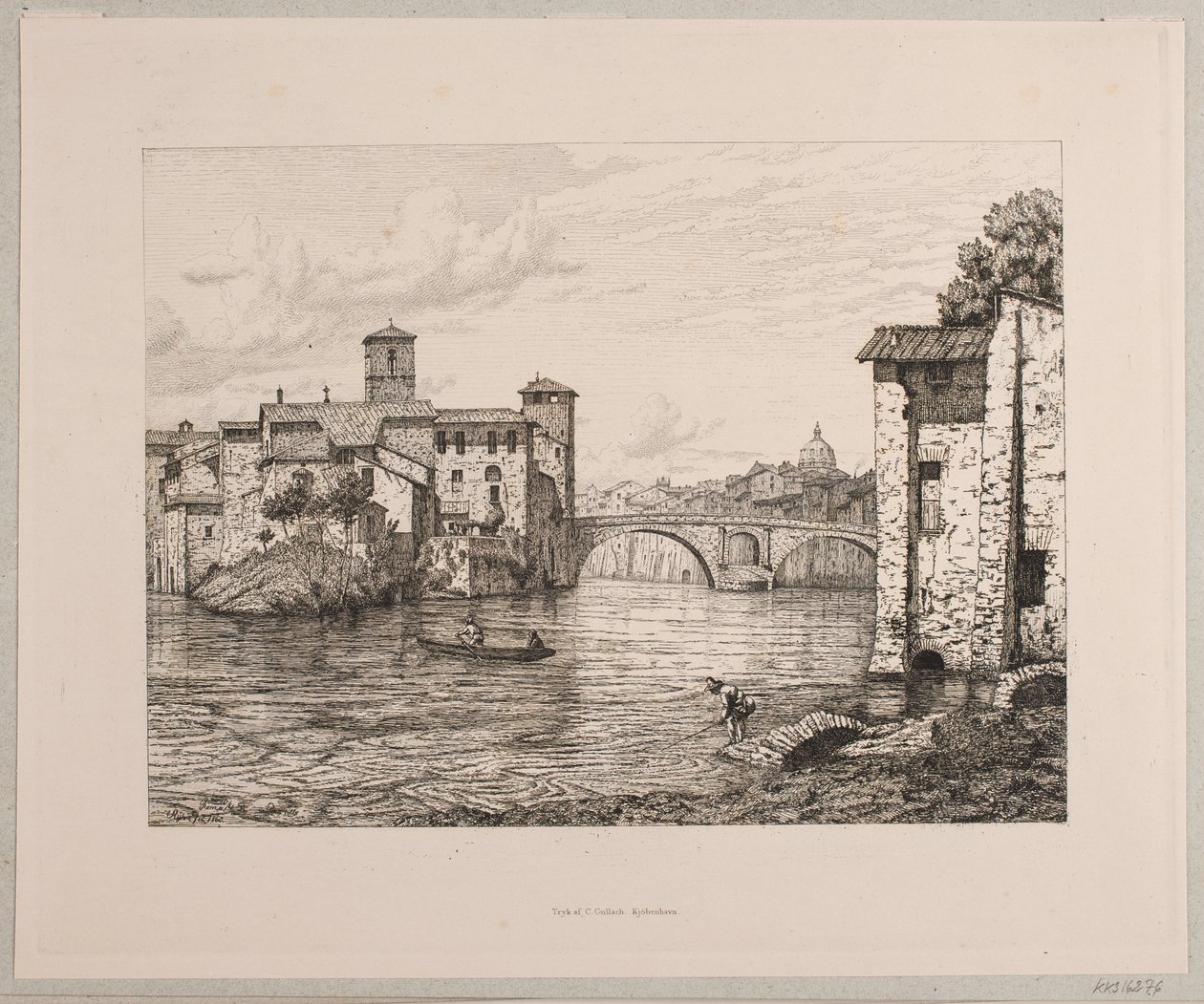 غادر في Ponte Rotto i Rom بواسطة فيلهلم كين