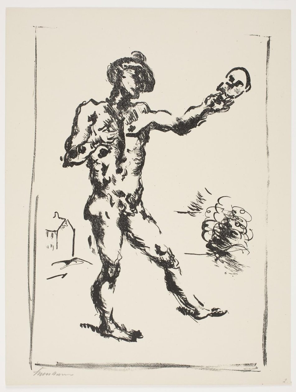 ورقة من "Klingens Kunstnermappe No. 2" بواسطة فيلهلم لوندستروم