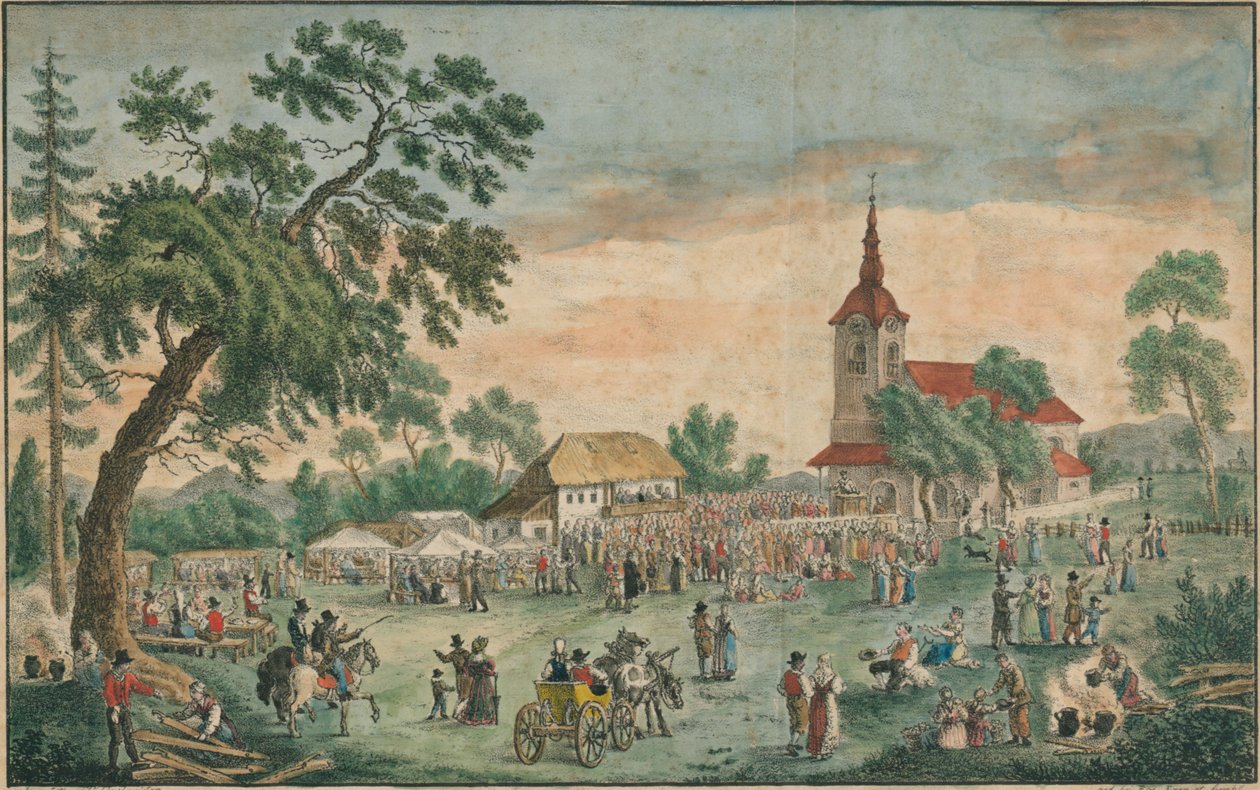 مهرجان Kirchweihfest في St. Rochus قرب Laibach بواسطة فينسنت دورفميستر وروزاليجا إيغر