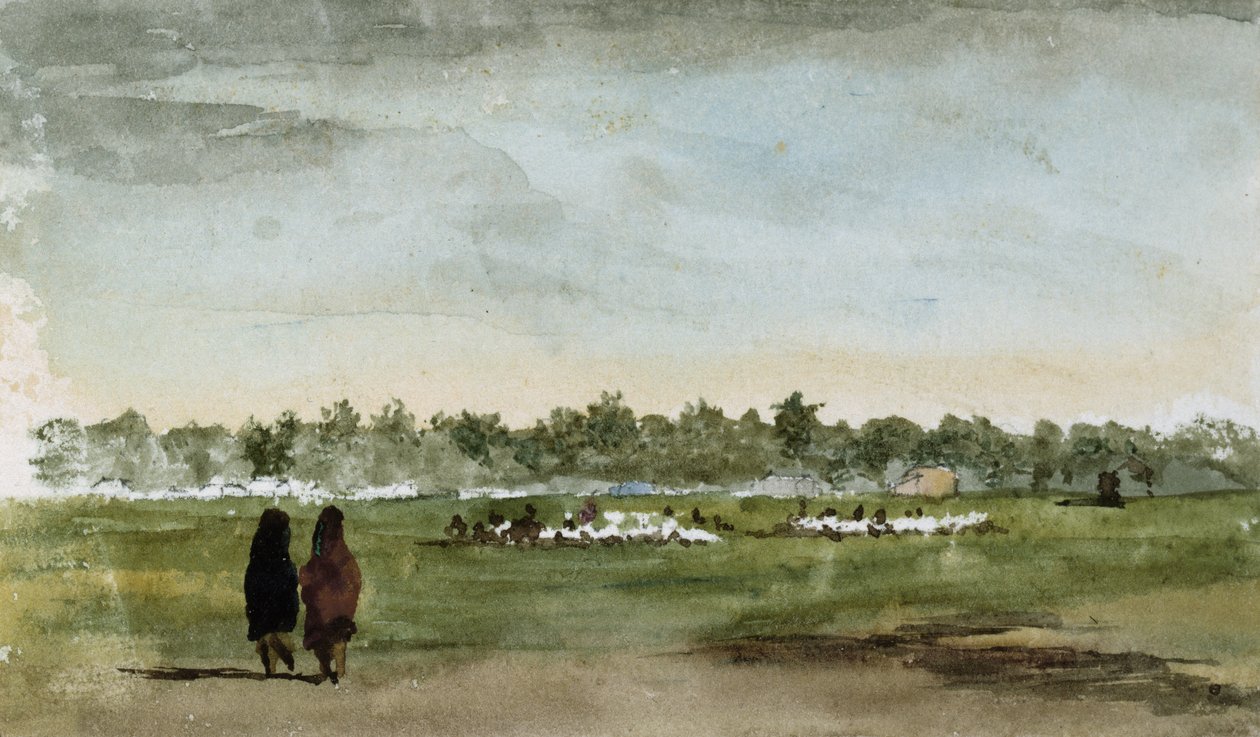 دورة سباق أوسيدج ، جنوب كنساس ، 1869-1871 (مرحاض على ورق) بواسطة فنسنت كولير
